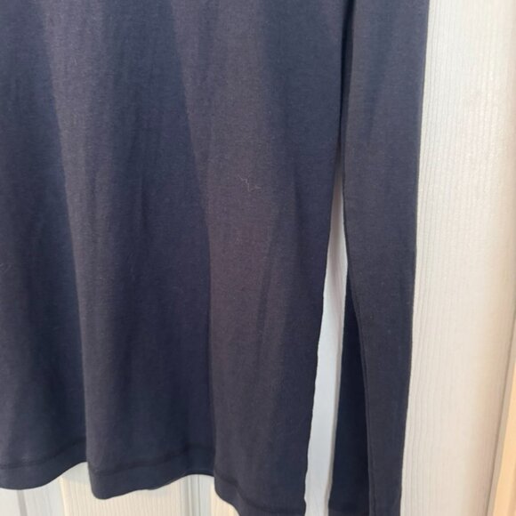 NWOT, Gap The Bowery Long Sleeve Crewneck T-Shirt, Navy Blue, Size M - Picture 14 of 15